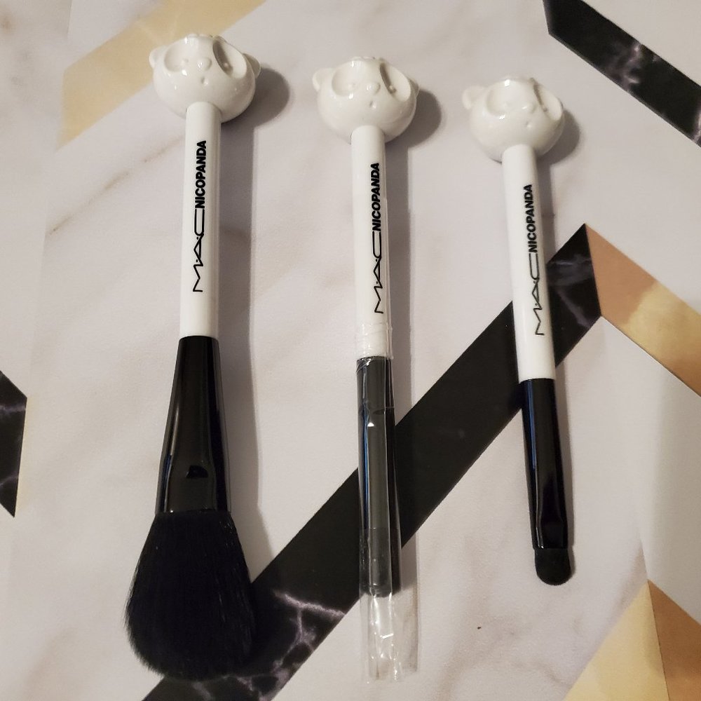 Lot of 3 Mac Nicopanda Brushes
